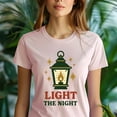 thumbnail image 5 of Light The Night Lantern Tee | Inspirational Graphic Shirt | Unisex Casual T-Shirt, White, Size M, 5 of 6