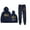 Navy, variant on Denzel Curry 2025 World Tour Sweatsuit Casual Hoodies Jogger Pants Unisex Sweatpant Sets