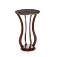 thumbnail image 3 of Coaster Rudy Traditional Fabric Upholstered Cabriole Legs Foot Stool Multi-Color, 3 of 4