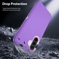 thumbnail image 4 of Funda para teléfono COOYA para Samsung Galaxy A26 de 6.7 pulgadas, color morado resistente, 4 of 7