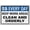 Warning Sign 4, variant on 5S Lean Workplace Sign 8"x12", Aluminum Tin Warning Signs for Home Outdoor Garden, High Visibility Lean Management Sign