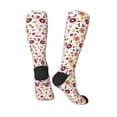 thumbnail image 5 of Lsque Oriental Cuisine Printed Crew Socks Men's Women's LightWeight Thin Casual Calf Socks ,Knee High Socks,Cotton Socks, 5 of 9
