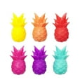 6 Pieces Glass Charms Drink Markers Cute Pineapple Glass Identifiers