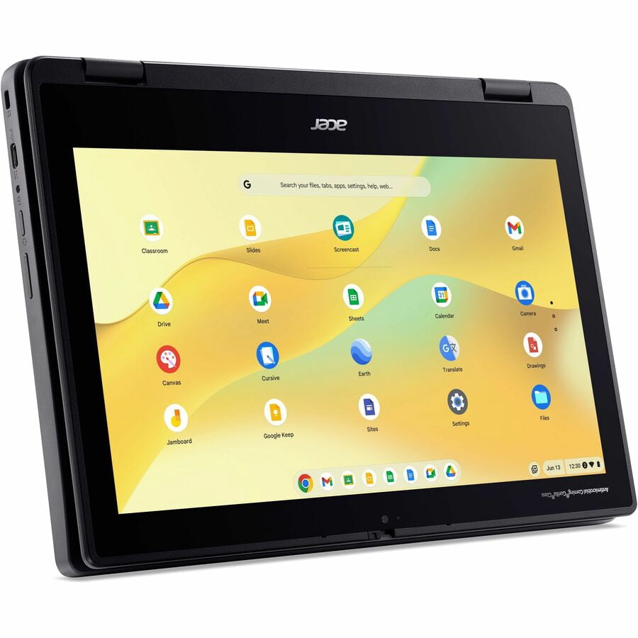 Acer Chromebook Spin 311 R724T R724T-K6Y1 11.6" Touchscreen Convertible 2 in 1 Chromebook, HD, MediaTek MT8 MT8186TV/AZA, 8 GB, 64 GB Flash Memory, English (US) Keyboard, Black