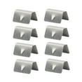 thumbnail image 4 of unbranded 8Ud Clips De Parabrisas En Inoxidable Para Fijar Deflectores En Autos Plata, 4 of 8