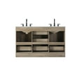 thumbnail image 3 of Elegant Lighting VF2854DEX Soma 54" Free Standing Double Basin Vanity Set - Expresso, 3 of 7