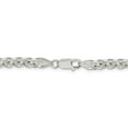 thumbnail image 4 of 925 Sterling Silver 5mm Round Spiga Chain 18 Inch, 4 of 7
