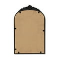 thumbnail image 7 of Contemporary Home Living Victorian Framed Rectangular Wall Mirror - 15.75" - Black, 7 of 7