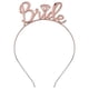 thumbnail image 3 of Conjunto De Decoración De Despedida De Soltera De Oro Rosa Para Despedida De Soltera Novia Para Ser Diadema Novia Para Ser Faja Y Velo Insignia Nupcial Accesorios De Ducha Nupcial Vogacara AP005899-00, 3 of 6