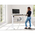 thumbnail image 3 of Prado Table with Urban Walnut Engineered Wood Top and White Base, 3 of 10