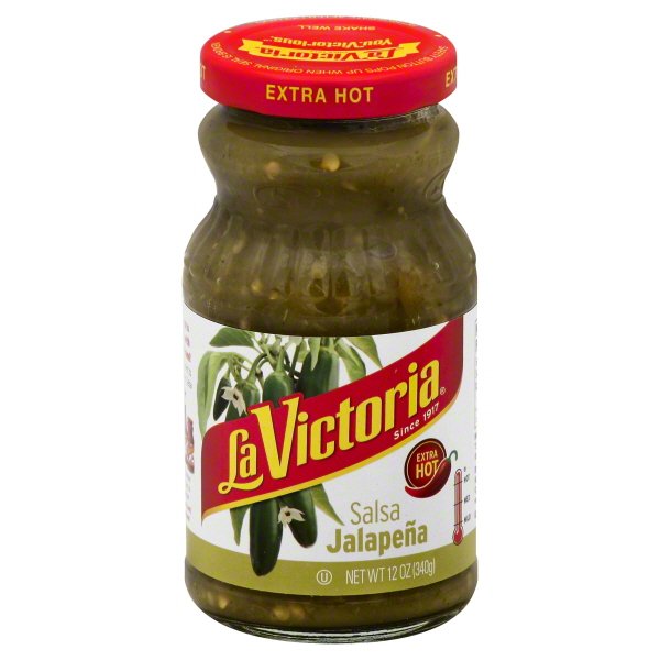 La Victoria® Extra Hot Salsa Jalapeña 12 oz. Jar