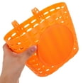 thumbnail image 2 of Orange Plastic Bike Basket for Kids with Multifunctional Design and Nonslip Safety Protection Easy, 2 of 8