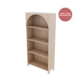 thumbnail image 4 of House of Happy Arched Bookshelf, Natural, 4 of 8
