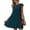 B58 Navy Plus Size Summer Dresses Clearance Under $5, variant on Cagogo Womens Casual Loose Sleeveless Ruffle Sleeve Beach Party Dress Summer Round Neck Solid Flowy Swing Tiered Short Mini Pleated Dresses Boho White Cocktail Dresses