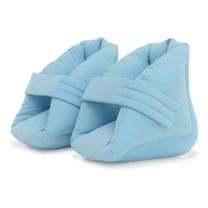NYOrtho Quilted Foot Pillow Heel Protector Cushion Peachskin Fabric, Universal Standard 1 Pair