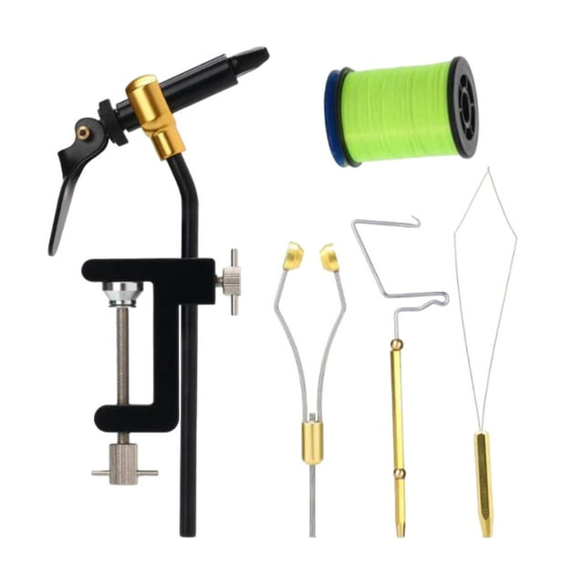 fastboy 5x Outils de Montage de Mouches Portables Nœud de Fil de Mouche Accessoires de Montage Vert