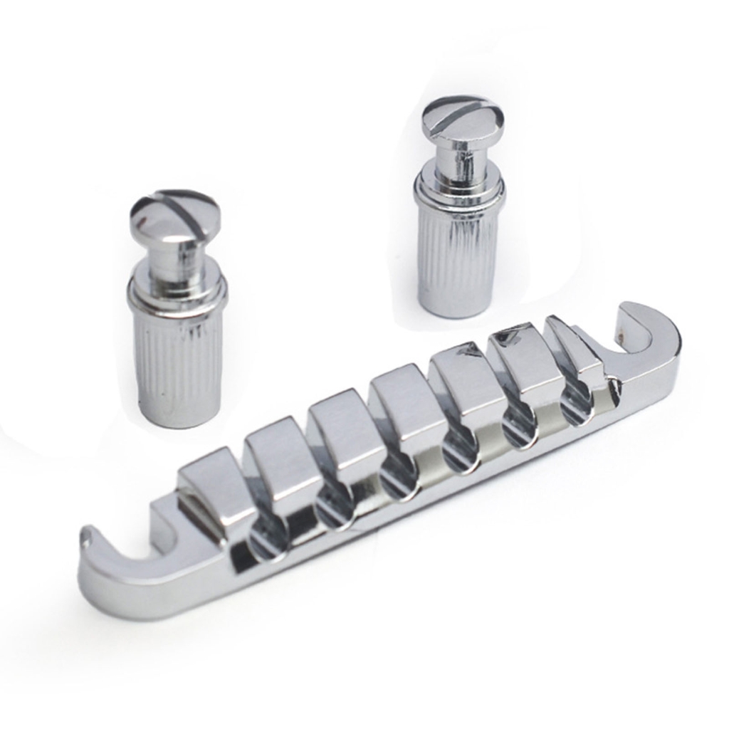 Electric Guitar Bridge Split Guitar Bridge Tailpiece Individual Saddles for 6 String Electric Guitars Replacement Parts