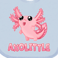 thumbnail image 4 of Inktastic Axolittle Cute Baby Axolotl Boys or Girls Baby Bib, 4 of 4