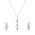 thumbnail image 2 of Conjunto de aretes de collar de diamantes de joyería de moda para damas Wmkox8yi sjalhkljlk1329, 2 of 9