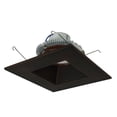thumbnail image 7 of Nora Lighting Nlcbc2-65627/A Cobalt 6" Integrated Led Square Recessed Trim - Black, 7 of 7