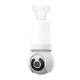 thumbnail image 1 of Cámara de bombilla de 3 MP, bombilla de 360° y cámara 2 en 1, cámara de vigilancia de seguridad con conversación bidireccional Wifi, sin necesidad de cableado para interiores, 1 of 8