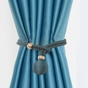 PRETXORVE Curtain Tiebacks, Curtain Ties for Drapes, Adjustable Curtain Tie Backs, Modern Curtain Holdbacks for Thin or Thick Home & Office Window Draperies 1Pc