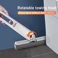 thumbnail image 3 of Portable Self-Squeeze Mini Mop, Portable Mini Sponge Mop, Mini Mop for Small Spaces Wet and Dry Use Cleaning System, for Bathroom Kitchens Tableware Desktop Glass, 3 of 8