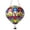 D, variant on Hot Air Balloon Solar Hanging Lantern with Flickering Flame Light Outdoor Solar Hanging Ornament for Garden Yard Patio Farmhouse Decoration