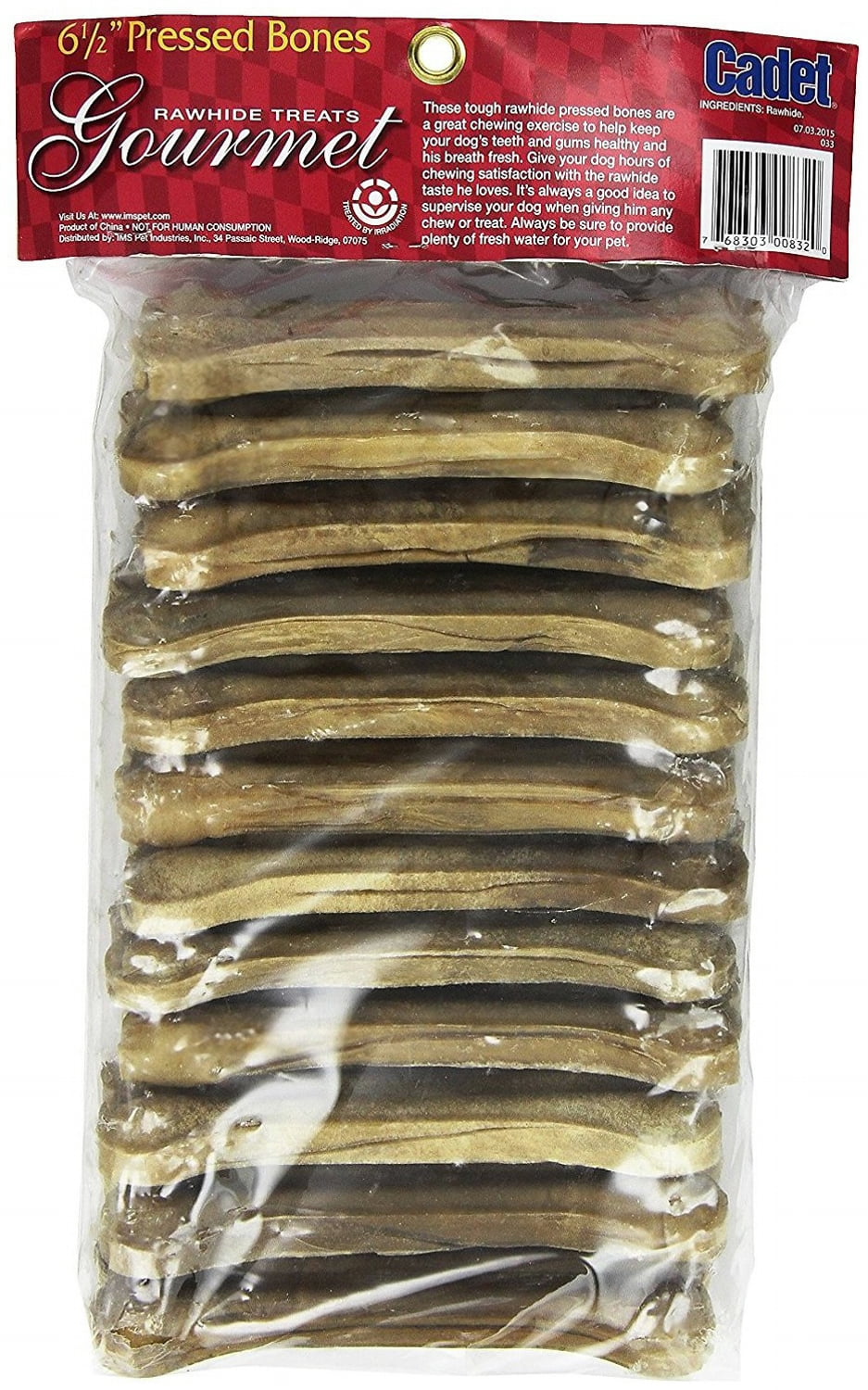 cadet pressed rawhide bones