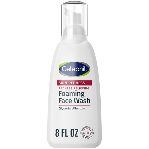 Cetaphil Redness Control Daily Foaming Face Wash, 8 oz, 2 Pack