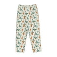 thumbnail image 4 of Xecao Summer Dinosaur Women's Straight Lounge Pajama Pants: The Epitome of Relaxed Sleepwear, 4 of 9