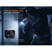 Fenix TK35R 5800 Lumen Multi-Mode Tactical Flashlight with UV Light + LumenTac Organizer