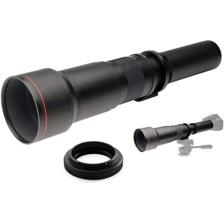 650-1300mm F/8-16 Manual Telephoto Lens for Canon EOS Rebel T3i T4i T5 T5i T6 T7 T6i T6s T7i SL1 SL2 EOS 60D 70D 77D 80D 5D III 5D IV 6D 6D II 7D II DSLR Cameras