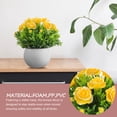 thumbnail image 5 of FRCOLOR  Potted Fake Flower Ornaments Home Decoration Faux Bonsai Garden, 5 of 8