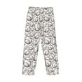 thumbnail image 5 of Xecao Cute Baseball Men's Straight Lounge Pajama Pants: The Ultimate in Comfortable Sleepwear, 5 of 9