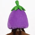 thumbnail image 7 of Slccxzc Plush Eggplant Pattern Headgear, Novelty Vegetable Hat for Themed Parties, 7 of 7