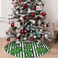 thumbnail image 5 of Sikiie Palm Greenery 30-48 inches {designName} Print Christmas Tree Skirt Snowman Xmas Tree Skirt with Edge Christmas Decorations for Holiday Party30", 5 of 7