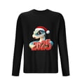 thumbnail image 2 of Blusas y camisas de manga larga con cuello redondo para hombre, deportivas, fitness, hogar, pijamas navideños estampados, camiseta de manga larga con cuello redondo, blusa de poliéster para hombre, 2 of 3