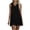 Black, variant on Mesh Nightgown for Women Nightwear Sleeveless Backless See Through Chemise Ruffle Irregular V-Neck Sleep Dress Dark Gray