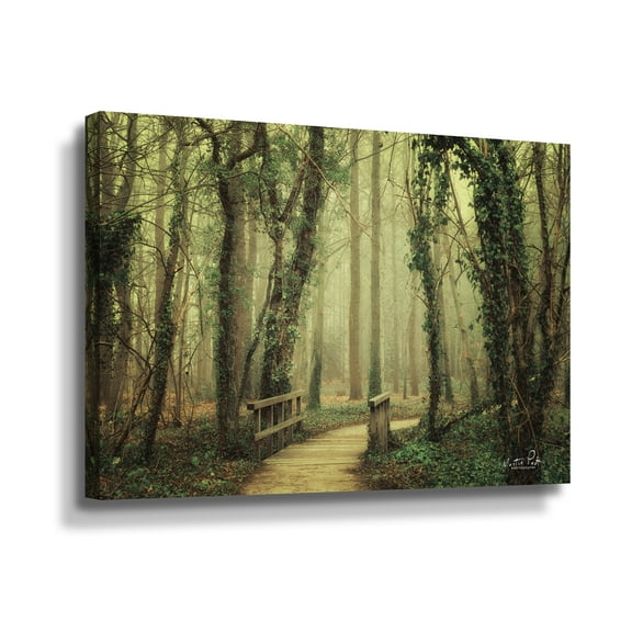 Artwall The Bridge, Gallery Wrapped Canvas by Martin Podt