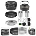 thumbnail image 4 of HEANUJJ 1 Set Portable Camping Kitchen Utensil Set Anodized Aluminum Alloy for 1-2 People, 4 of 7