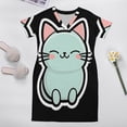 thumbnail image 5 of Cute Cat Loose Pocket Dress Dresses Summer Summer Dresses for Women, 5 of 9