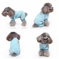 thumbnail image 3 of Pet Christmas Outfits 4-legged Cartoon Pattern Dog Fleece Costume Small and Medium Cold Weather Jumpsuit Blue L, 3 of 6