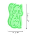 thumbnail image 4 of Unique Bargains 1 Pc Cartoon Bath Brush Body Scrubber for Bathroom 4.53"x2.76"x1.1" Green, 4 of 7