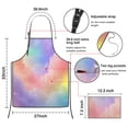 thumbnail image 3 of Pastel Rainbow Clouds Apron-Garden Aprons for Women with Pockets-Cotton Linen Waterproof Kitchen Cooking Gardening Aprons Adjustable for Kitchen,Cooking,BBQ and Salon 33x27 Inch, 3 of 7