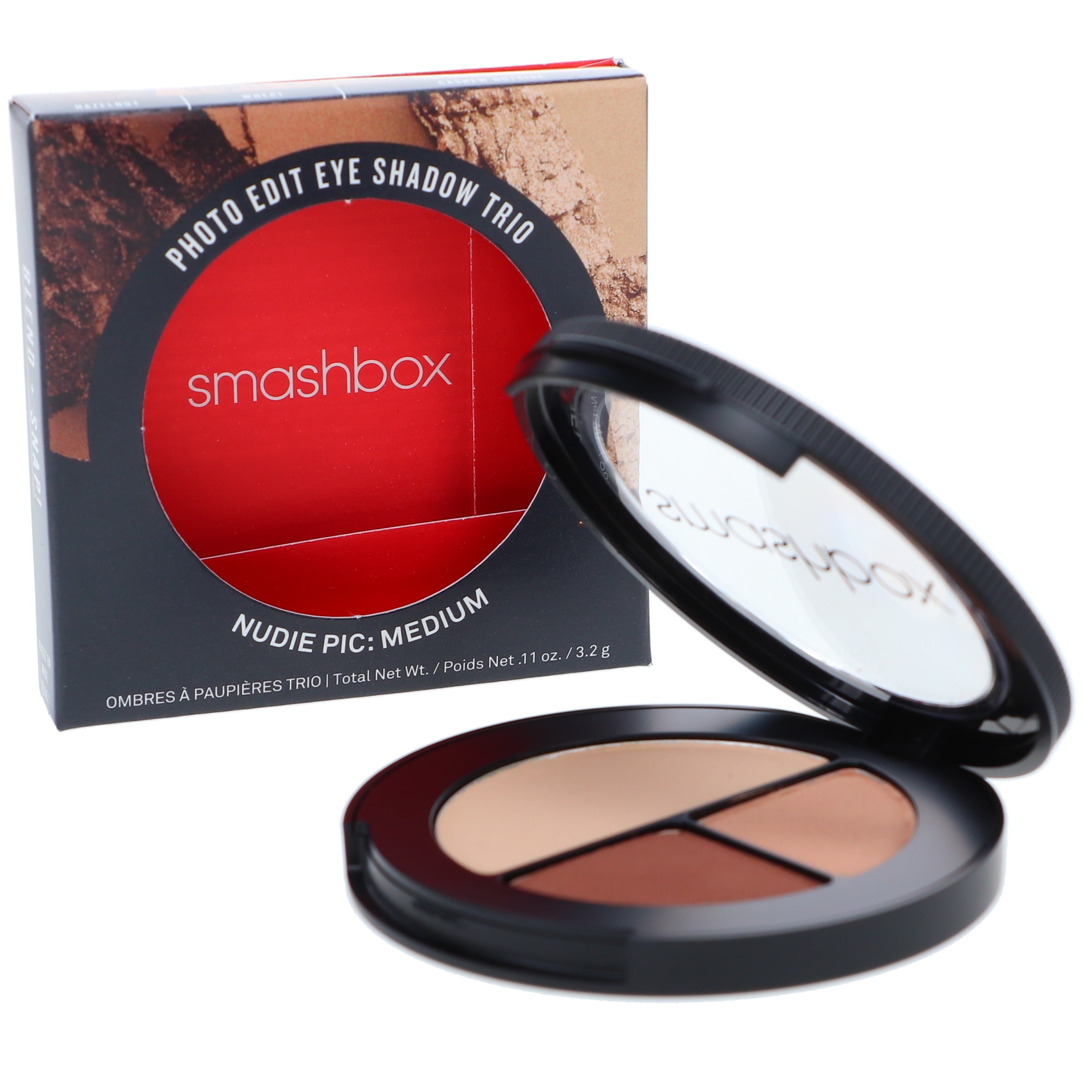 Smashbox Photo Edit Eyeshadow Trio Nudie Pic Medium 0.11 oz