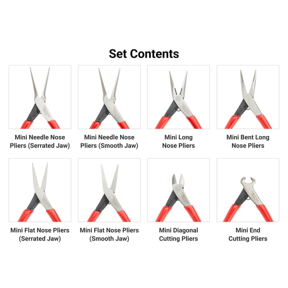 TEKTON Gripping, Cutting, Locking, and Mini Pliers Set (38-Piece) | PLR99021