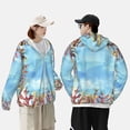 thumbnail image 6 of Haiem Sea and Fish UPF 50+ Fishing Shirts for Men Long Sleeve UV Sun Protection Hoodie Non-Mask Outdoor Hiking Shirts, 6 of 9