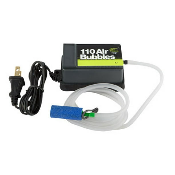 Marine Metal 110V Air Pump With Tubing and Air Stone A1