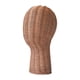 thumbnail image 4 of Soporte de cabeza de maniquí de ratán, modelo de cabeza de peluca, base estable hecha a mano, soporte de exhibición de peluca de sombrero rústico para, 4 of 10